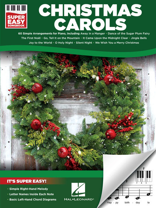 Title details for Christmas Carols--Super Easy Songbook by Hal Leonard Corp. - Available